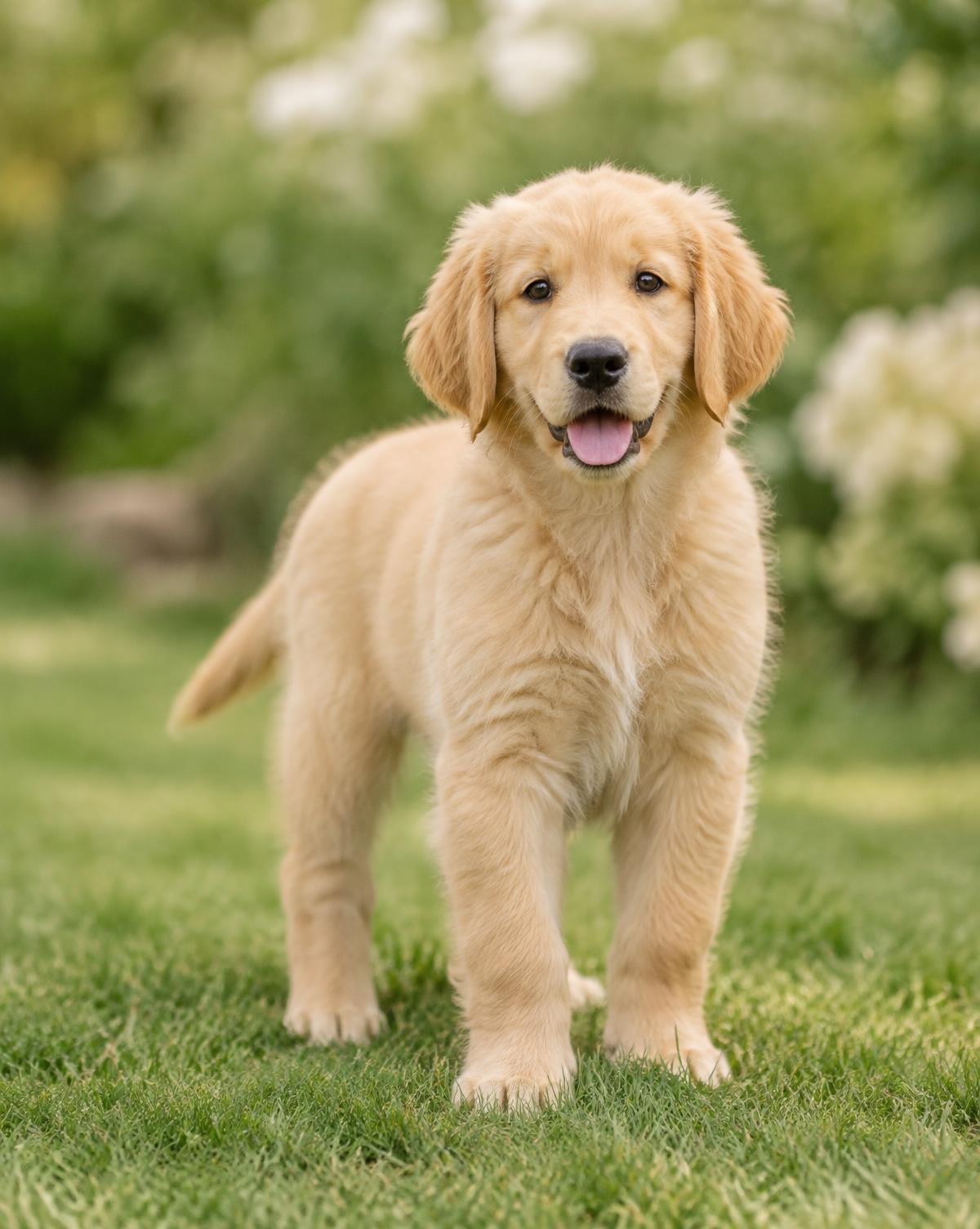 Golden Retriever puppy — temporary illustrative image